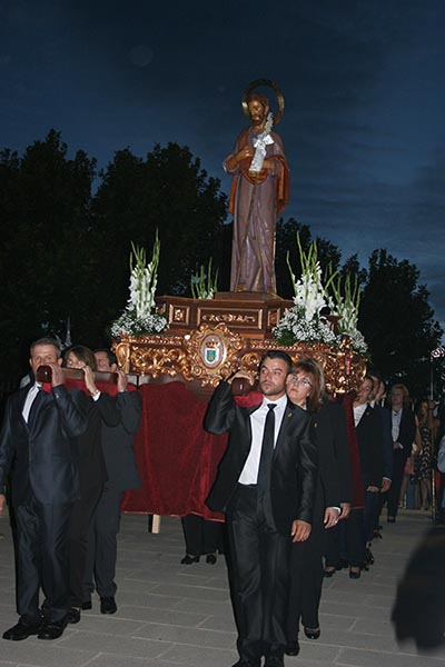 Membrilla hermanada en la Bajada Extraordinaria de la Virgen del Espino con motivo del 50 Aniversario de su Coronación