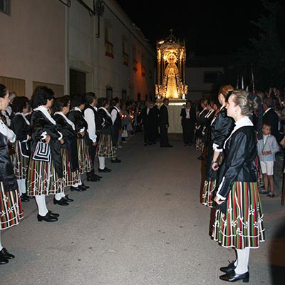 Membrilla hermanada en la Bajada Extraordinaria de la Virgen del Espino con motivo del 50 Aniversario de su Coronación