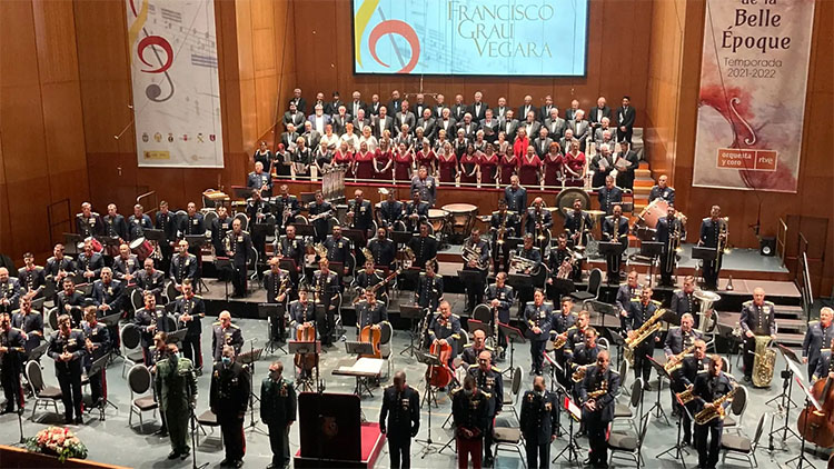 Concierto homenaje “in memoriam”, en honor del General de Brigada del Cuerpo de Músicas Militares don Francisco Grau Vegara