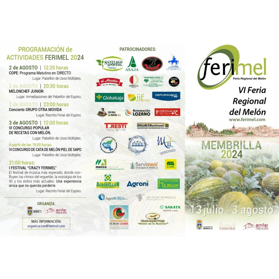 La VI edición de Ferimel entra en su fase final en agosto con un completo programa de actos 