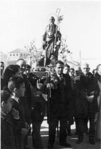 Antigua procesión de San Antón