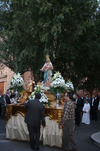 Nueva carroza de la Virgen del Rosario.-FM